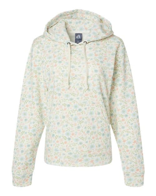 J. America Men's Triblend Fleece Hooded Sweatshirt