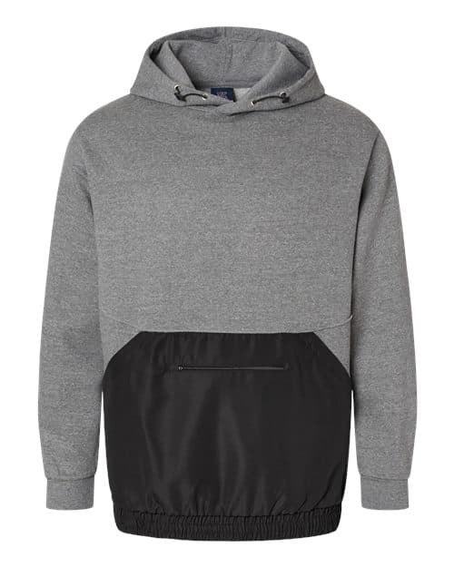 MV Sport Unisex Mixed Media Hooded Sweatshirt