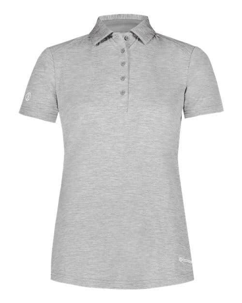 Holloway Women's Electrify CoolCore® Polo in Athletic Grey Heather