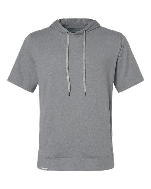 Holloway Men's Eco Revive™ Ventura Soft Knit Short Sleeve Hooded Sweatshirt