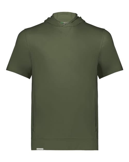Holloway Youth Eco Revive™ Ventura Soft Knit Short Sleeve Hooded Sweatshirt