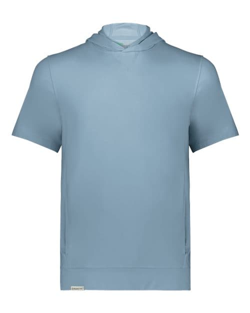 Holloway Youth Eco Revive™ Ventura Soft Knit Short Sleeve Hooded Sweatshirt