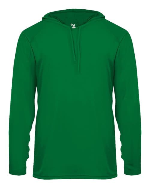 Badger Unisex B-Core Hooded Long Sleeve T-Shirt