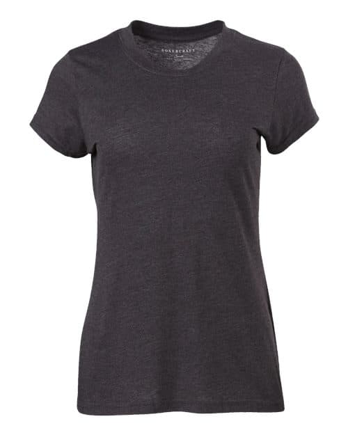Boxercraft Women's Tri-Blend T-Shirt in Charcoal Heather