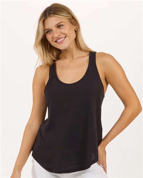 Boxercraft Women's Twistback Tank Top in Black