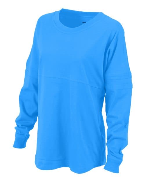 Boxercraft Women's Pom Pom Long Sleeve Jersey T-Shirt