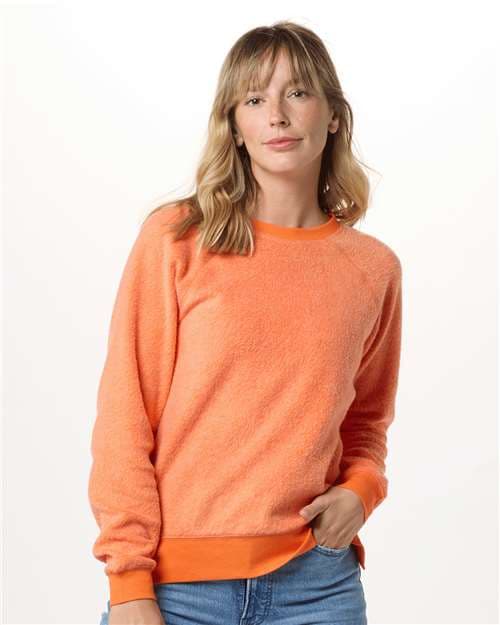 Boxercraft Women's Fleece Out Crewneck Pullover