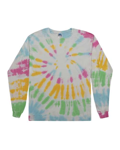 Colortone Unisex Tie-Dyed Long Sleeve T-Shirt