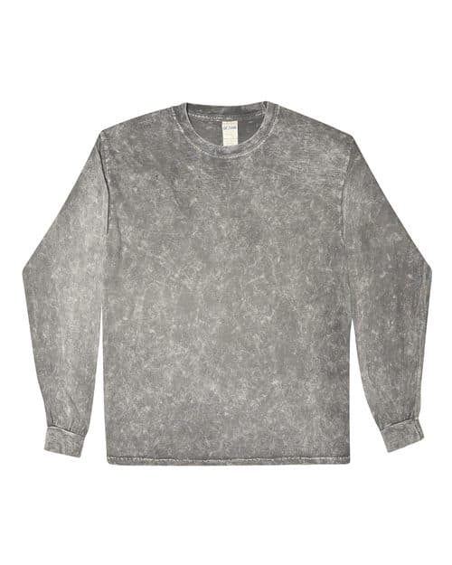 Colortone Unisex Mineral Wash Long Sleeve T-Shirt