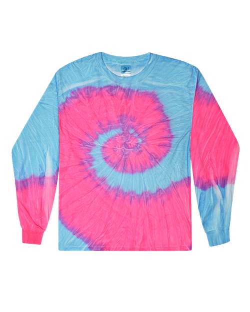 Colortone Youth Tie-Dyed Long Sleeve T-Shirt
