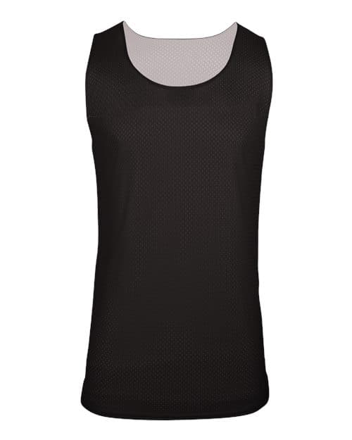 C2 Sport Women's Reversible Mesh Tank in Black/ White