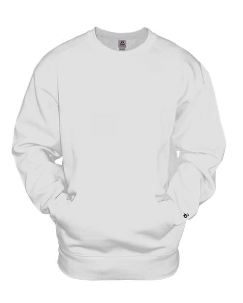 Badger Unisex Pocket Crewneck Sweatshirt