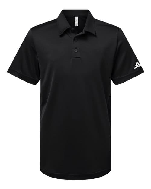 Adidas Youth Performance Polo in Black