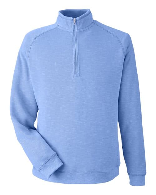 Nautica Unisex Sun Surfer Supreme Quarter-Zip Sweatshirt in Vintage Mavi