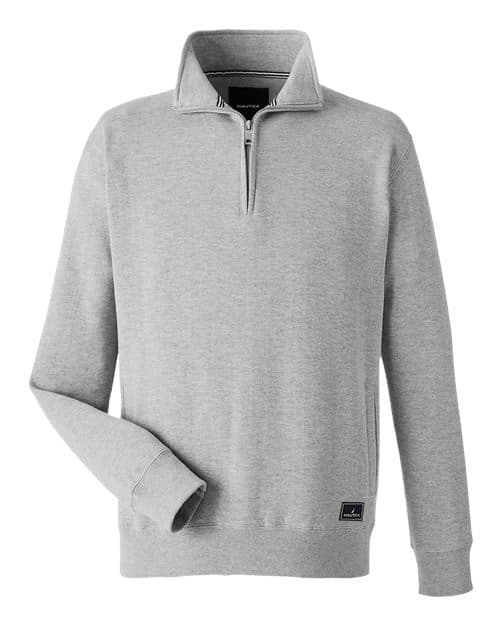 Nautica Men's Anchor Fleece Quarter-Zip Pullover