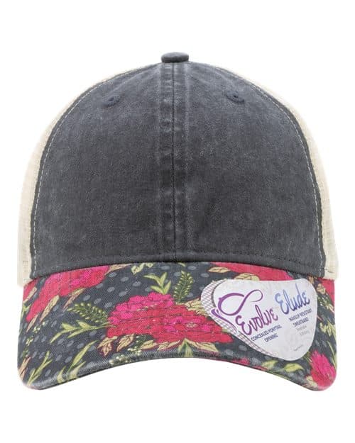 Infinity Her Women's Printed Bill with Mesh Back Cap