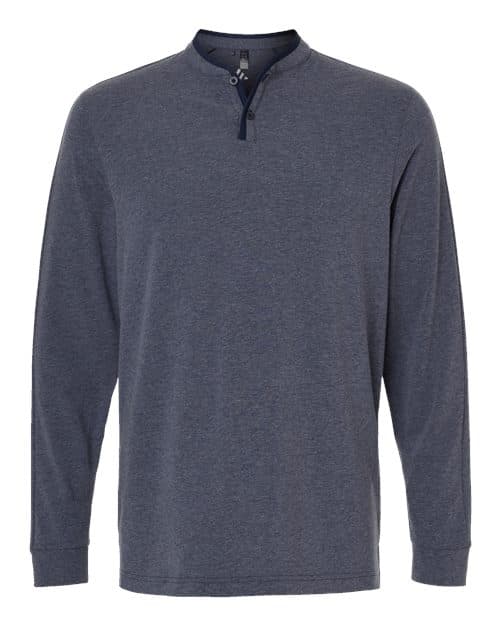 Adidas Men's Henley Long Sleeve T-Shirt