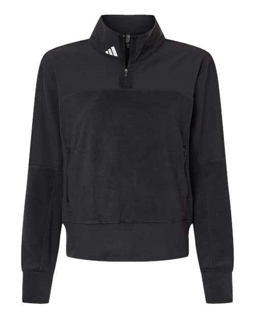 Adidas Women's Fleece Quarter-Zip Pullover