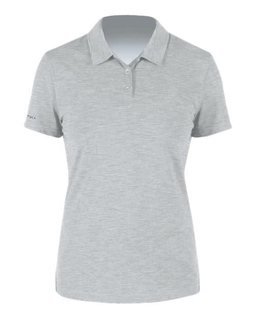 ANETIK Women's Breeze Tech Polo in Alloy Heathered