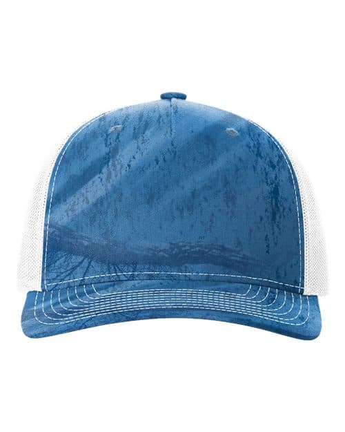 Richardson Printed Five-Panel Trucker Cap