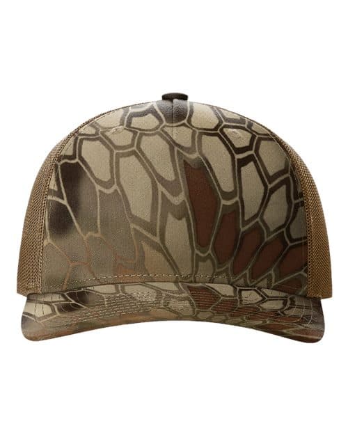 Richardson Printed Five-Panel Trucker Cap