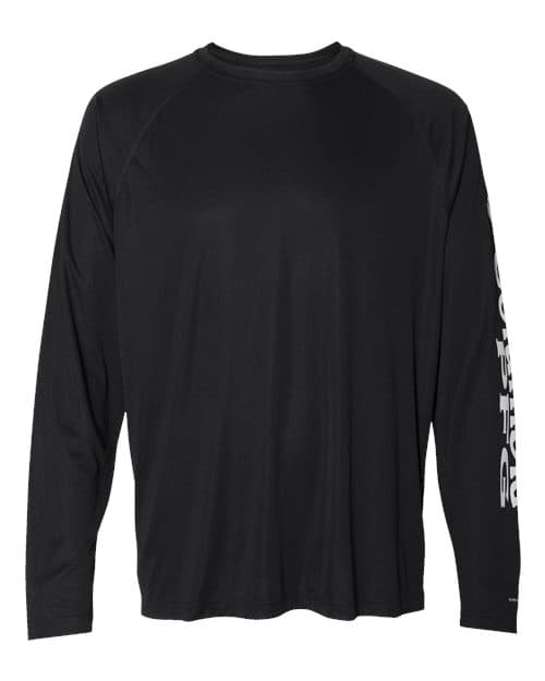 Columbia Men's PFG Terminal Tackle™ Long Sleeve T-Shirt in Black/ Cool Grey
