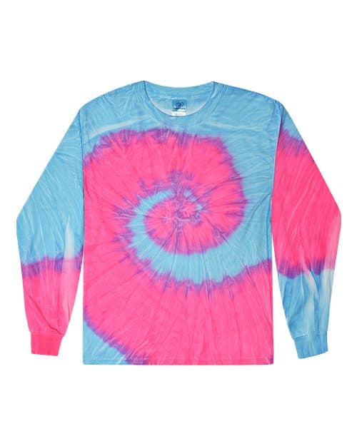 Colortone Unisex Tie-Dyed Long Sleeve T-Shirt