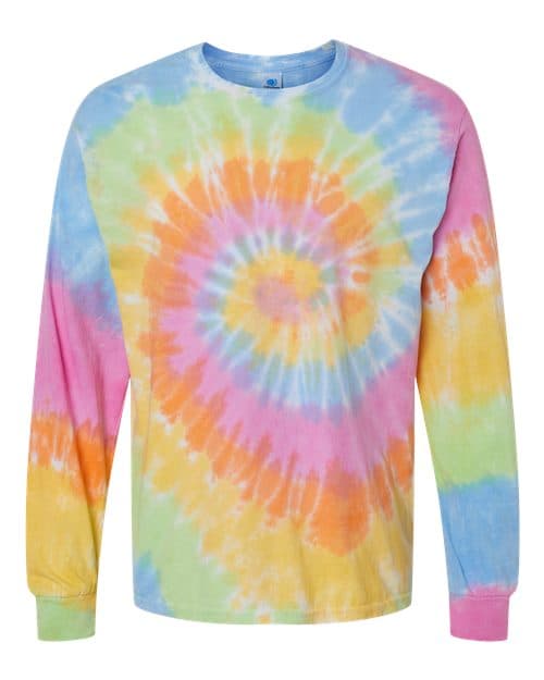 Colortone Youth Tie-Dyed Long Sleeve T-Shirt