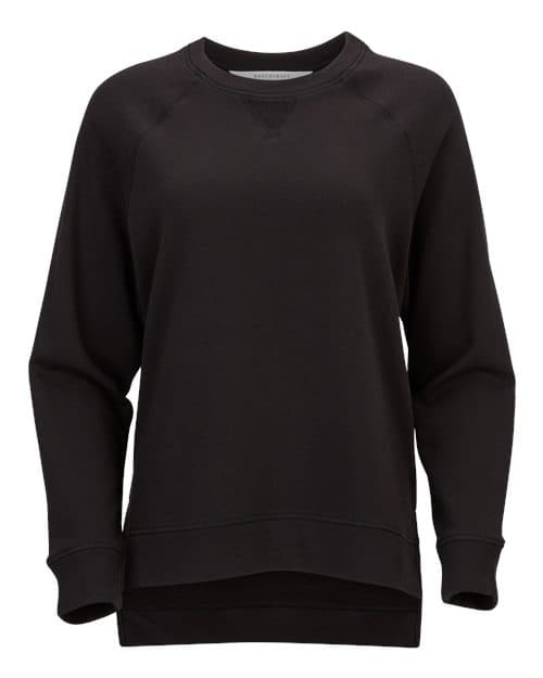 Boxercraft Women's Harlow French Terry Crewneck Sweatshirt in Charcoal Heather