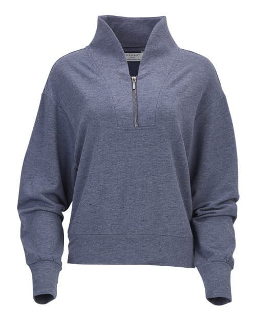 Boxercraft Women's Dream Crop Fleece Quarter-Zip