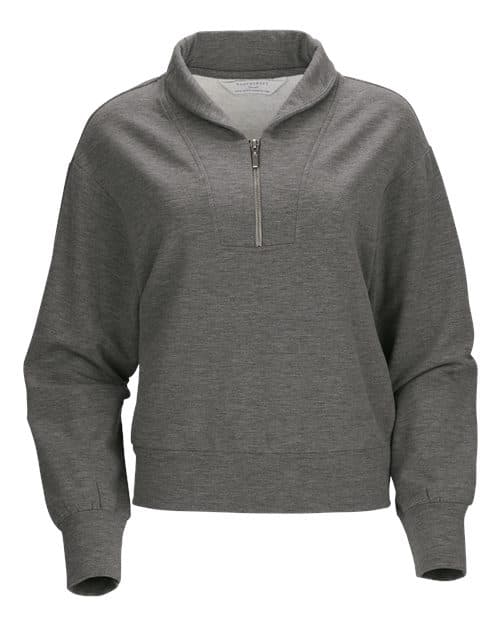 Boxercraft Women's Dream Crop Fleece Quarter-Zip