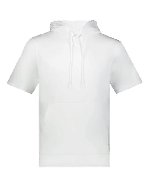 Augusta Sportswear Unisex Fleece Short Sleeve Hooded Pullover