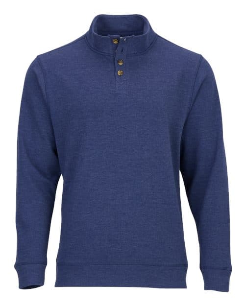 Boxercraft Men's French Terry Button Pullover