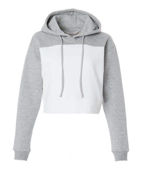 Boxercraft Women's Cropped Fleece Hooded Sweatshirt