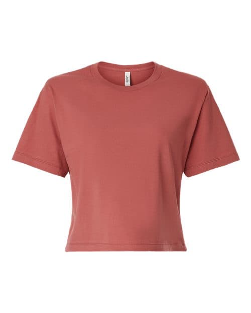 American Apparel Women's Fine Jersey Mid-Length Boxy Tee
