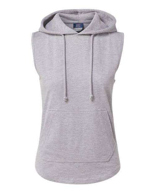 MV Sport Women's Kinsley Sleeveless Hooded Sweatshirt