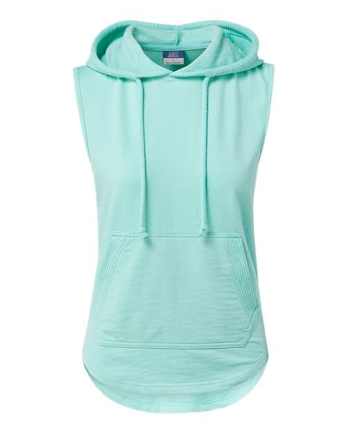MV Sport Women's Kinsley Sleeveless Hooded Sweatshirt