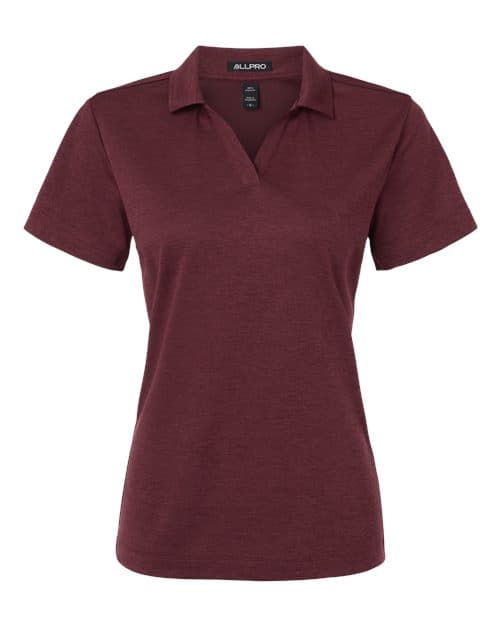 AllPro Women's Pro-Lock Performance Mélange Polo