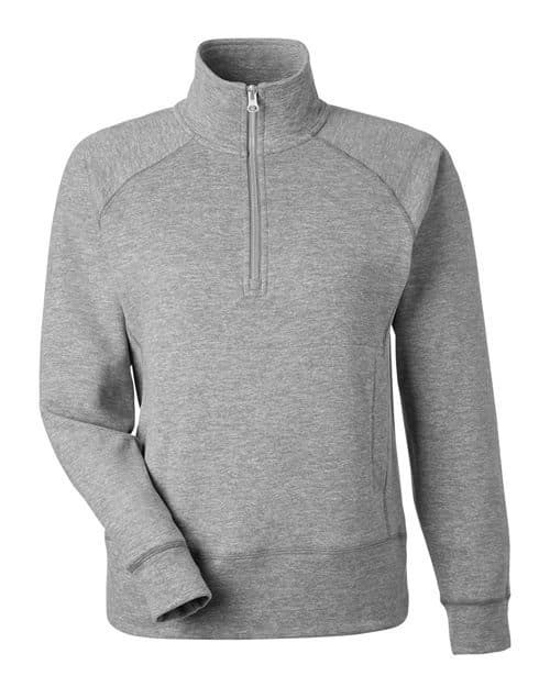 J. America Women's Electric Fleece Quarter-Zip Sweatshirt