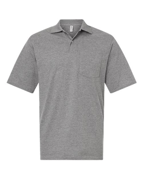 JERZEES Men's Dri-Power® Polo with Pocket