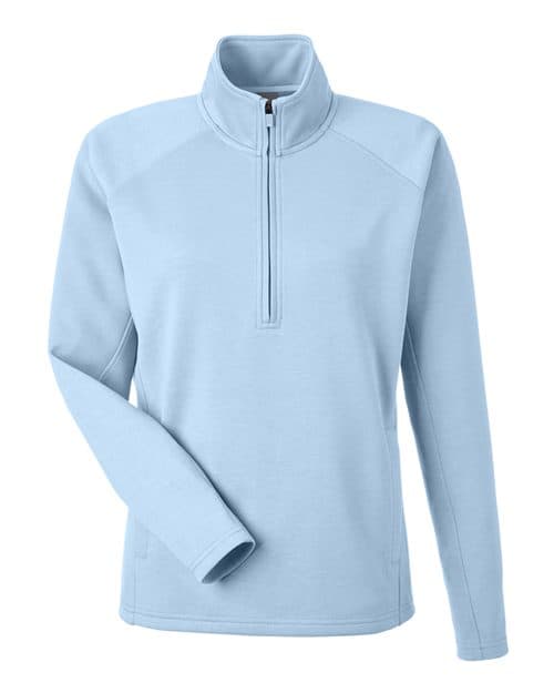 J. America Women's Apex Fleece Quarter-Zip Pullover