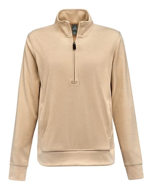 J. America Women's Element Fleece Quarter-Zip Sweatshirt