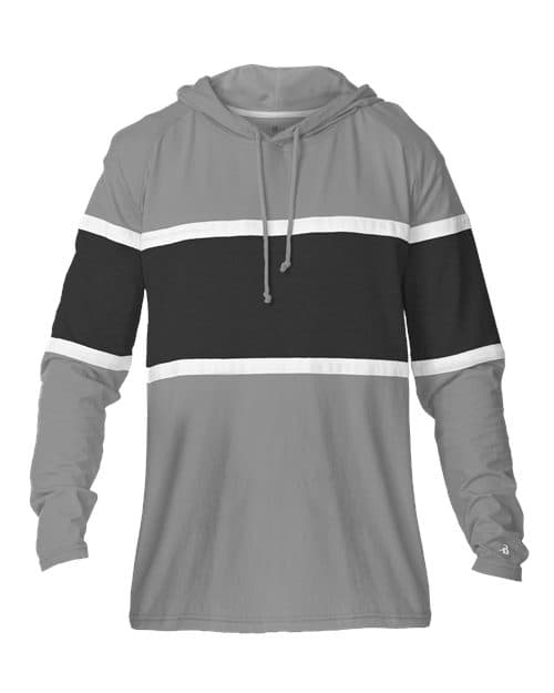 Badger Unisex United Hooded Long Sleeve T-Shirt