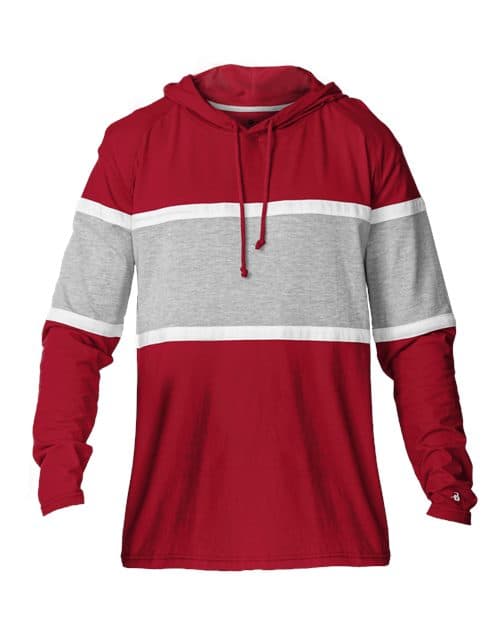 Badger Unisex United Hooded Long Sleeve T-Shirt