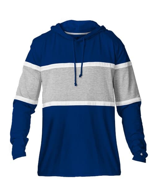 Badger Unisex United Hooded Long Sleeve T-Shirt