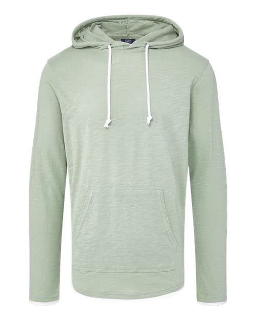 MV Sport Unisex Miles Slub Hooded Long Sleeve T-Shirt