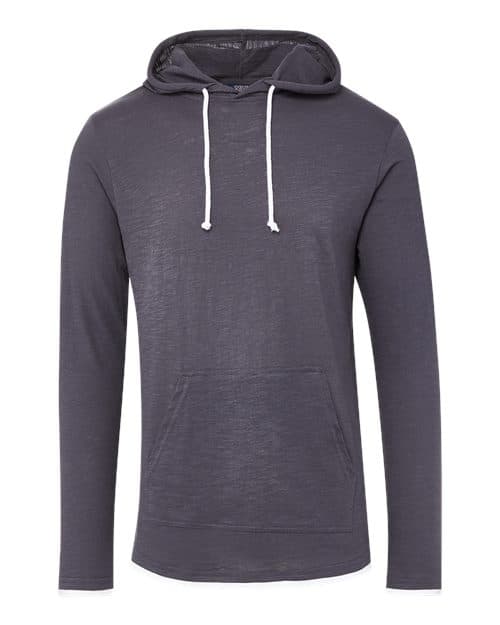 MV Sport Unisex Miles Slub Hooded Long Sleeve T-Shirt