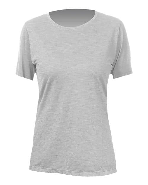 ANETIK Women's Breeze Tech T-Shirt in Alloy Heathered