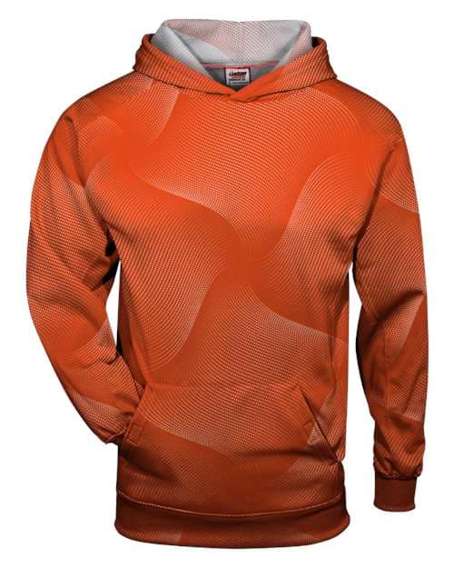 Badger Youth Warp Hooded Long Sleeve T-Shirt