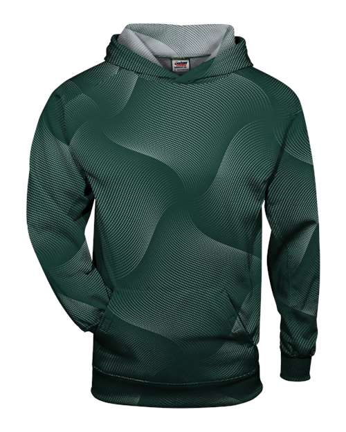 Badger Youth Warp Hooded Long Sleeve T-Shirt